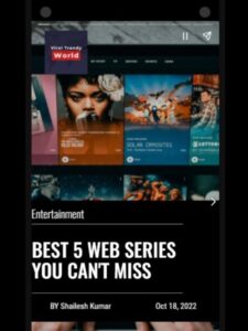 poster image top 5 web series you can't miss